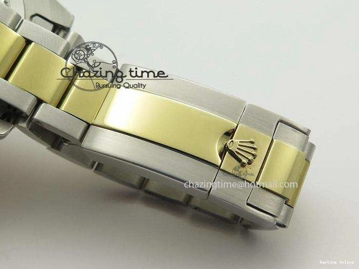 0128 ModernLook Daytona 116523 SS YG White Dial On SS YG Bracelet A7750 JF 4028